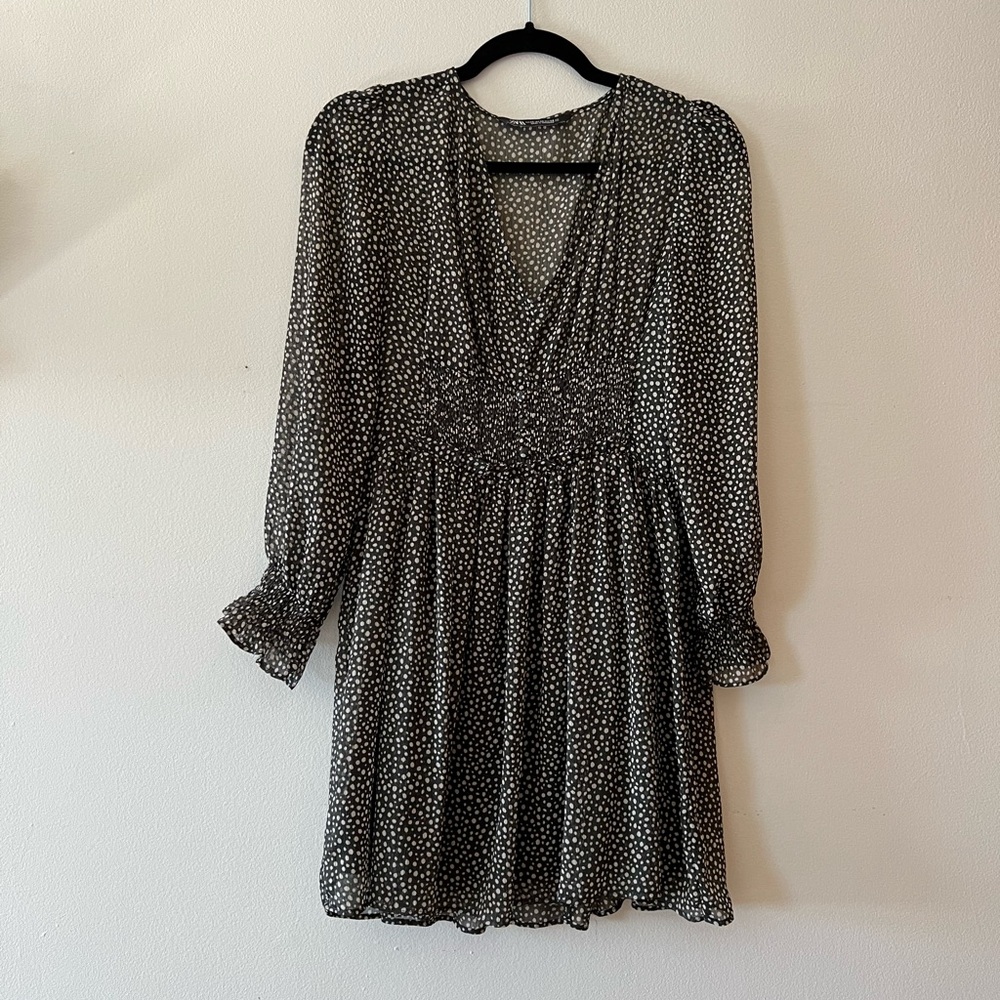 Zara printed dress